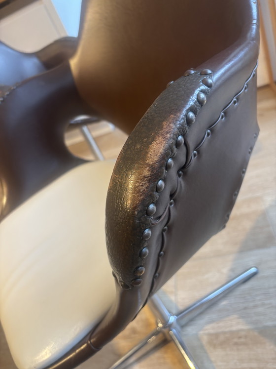 2 chaises de tabac – Chaises pivotantes, Metal, Chrome (photo 5 of 6)