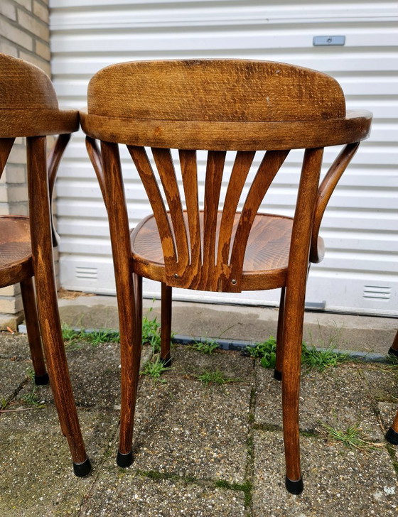 4 ZPM Radomsko (Thonet) Bentwood Chairs Vintage – Dining chairs (photo 14 of 14)