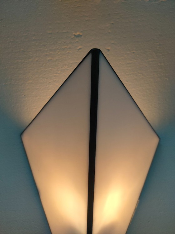 Image 1 of Set di lampade da parete vintage in stile Tiffany/Art Déco (a forma di diamante)