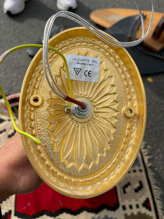 Image 1 of 3 Laudarte wall lights, luxury lamps, bronze, 24k gold plated