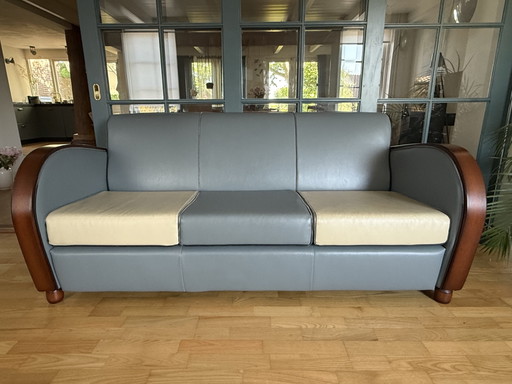 Rooker II 3 zitsbank Art Deco