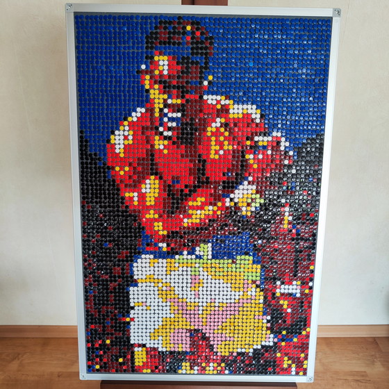 Image 1 of Muhammad Ali / Cassius Clay / Boxing World Champion / Pixel Art Mosaic Portrait