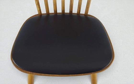 Menuet Stuhl von Baumann, 1960 – Esszimmerstühle, Wood, Skai (photo 7 of 8)