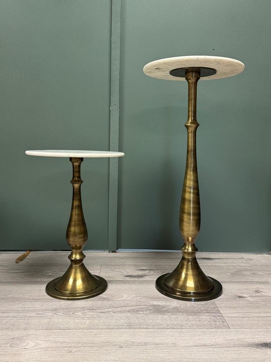 Image 1 of PTMD Side Table set Marble