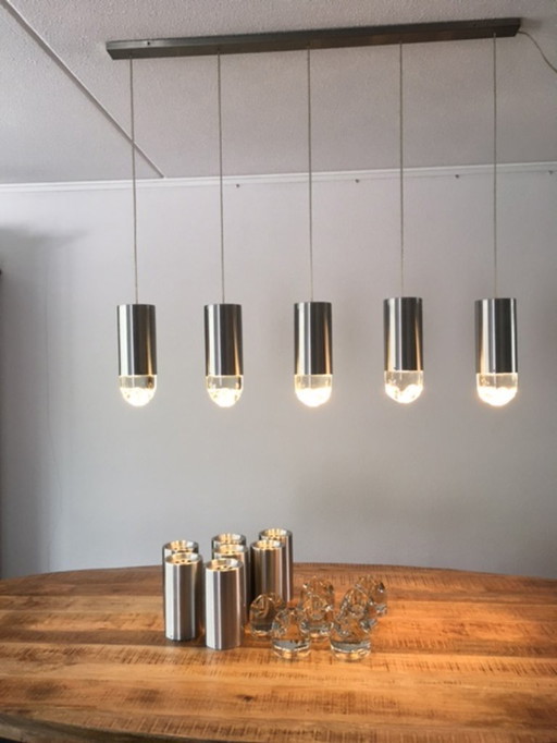 6x Raak Bullet pendant lights