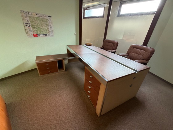 Italiaans vintage directiebureau in mid-century modern stijl, gemaakt door Guido Faleschini en vervaardigd (photo 22 of 23)