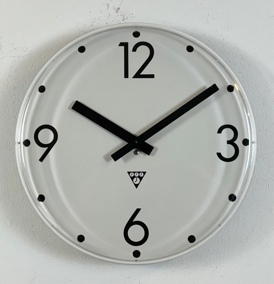 Image 1 of Vintage Office Wall Clock from Pragotron, 1980s