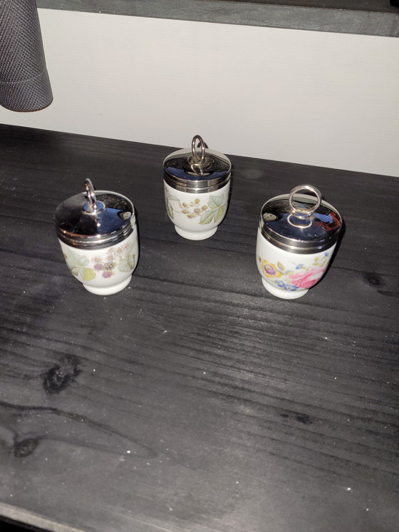 Image 1 of Porseleinen "egg cobblers" set van 3