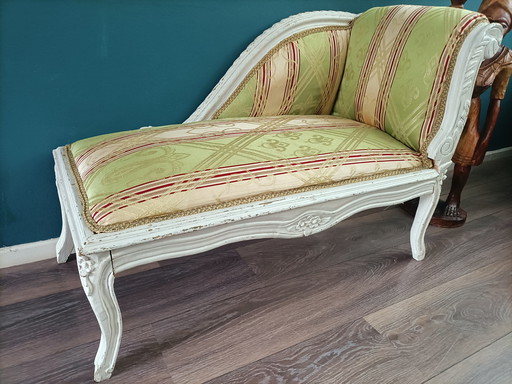 Antike Petit Chaise Lounge-Bank