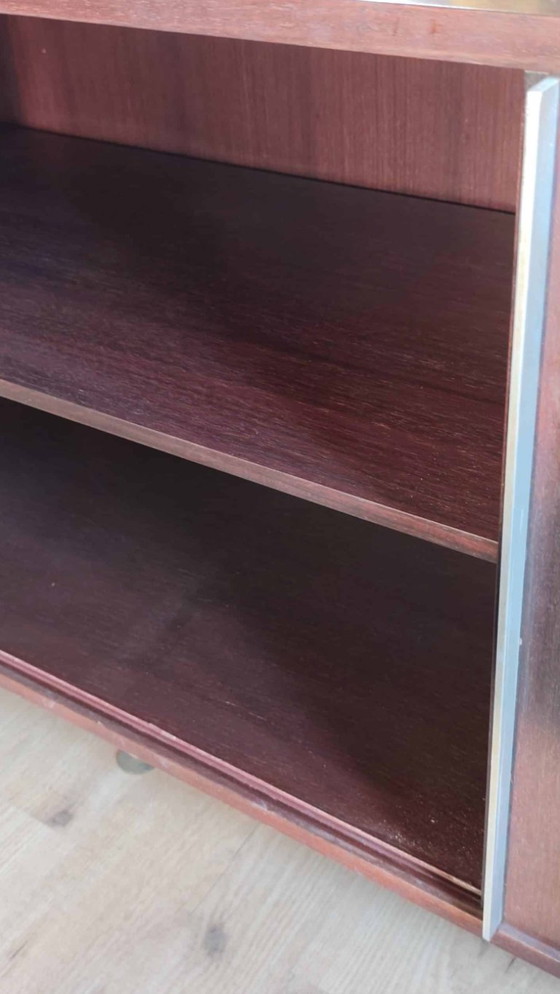 Image 1 of RARE RECTO VERSO sideboard, 1950s by Alberto Rosselli, in rosewood