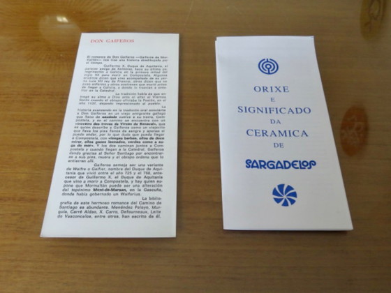 Image 1 of Rare ceramic SARGADELOS Spain "Don Gaiferos" unique copy