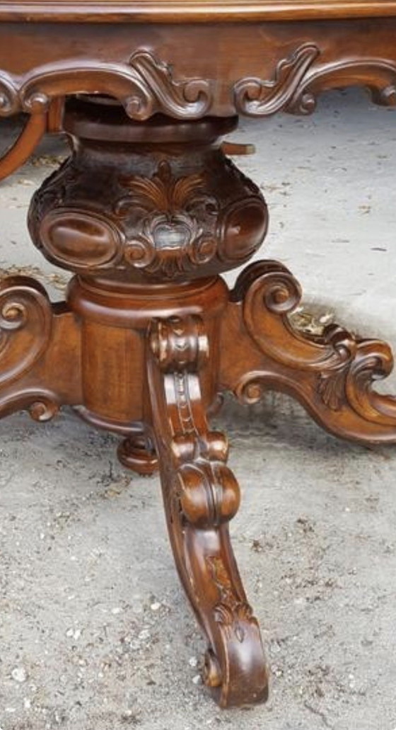 Image 1 of Barok eetkamer tafel