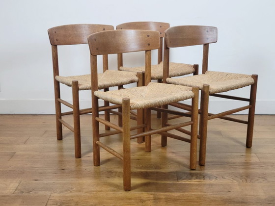 Image 1 of Chaises J39 vintage de Børge Mogensen pour FDB, 1965
