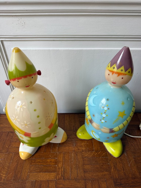 Image 1 of Pair of bedside lamps / night lights for children