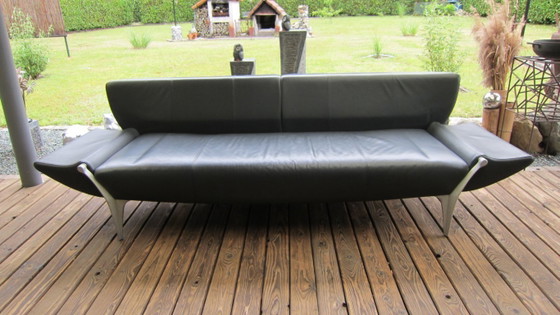 Image 1 of Sofá icónico de diseño en piel "Rolf Benz" modelo 1600. ¡En excelente estado!