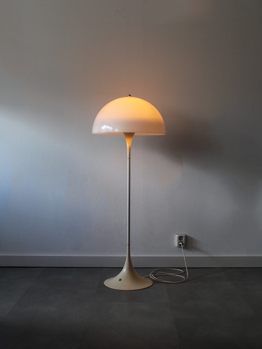 Vintage Dänische Stehlampe von Verner Panton für Louis Poulsen