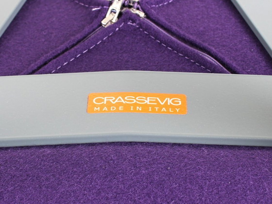 Image 1 of 4x Crassevig Pola Round P/4W chair purple