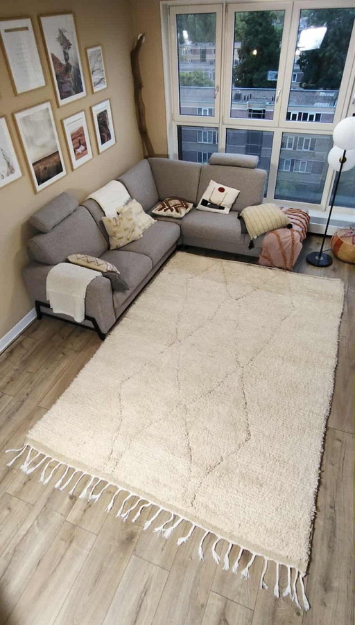Berber carpet 300 x 210 Boho new wool rug Moroccan