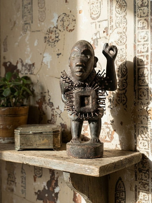 Feticismo delle unghie Nkisi Nkonde, popolo Kongo, Congo, metà del XX secolo