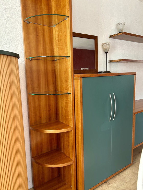 Image 1 of Gero moderne wandmeubelset met opbergruimte en vitrinas