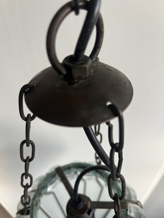 Image 1 of Venezianische mundgeblasene Glaslampe