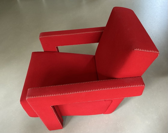Zwei Rietveld-Stühle Utrecht/Lana in gutem Zustand – Cassina, Sessel, Wool (photo 3 of 5)