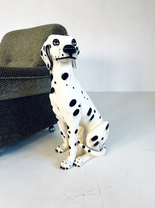 Dalmatien vintage en céramique, Italie années 60