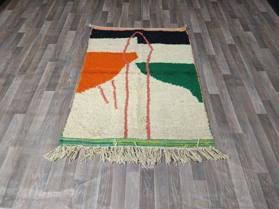 Image 1 of Mini vloerkleedje van natuurlijke wol, 100 cm x 200 cm