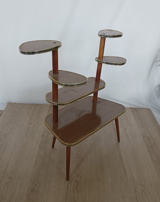Zestiger Jaren Plantentafel – Metal, Wood (photo 4 of 8)