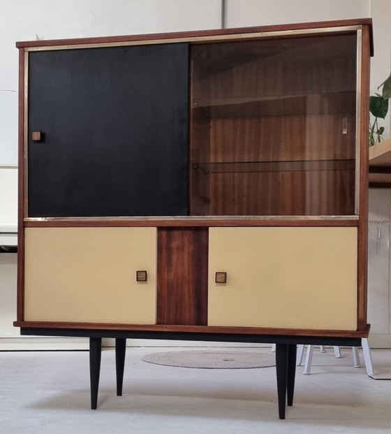 Mid Century vitrinekast – Vitrinekasten, Wood (photo 3 of 24)