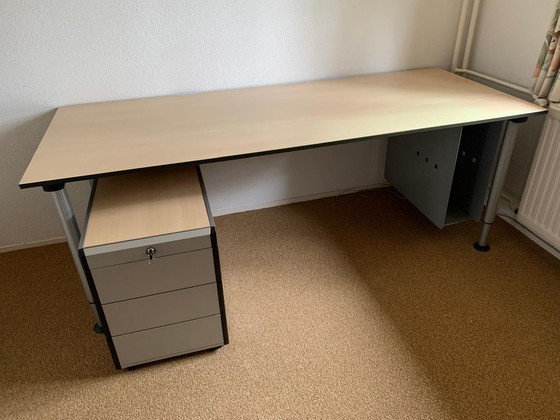 Image 1 of Gispen Next Desk With Drawer Block