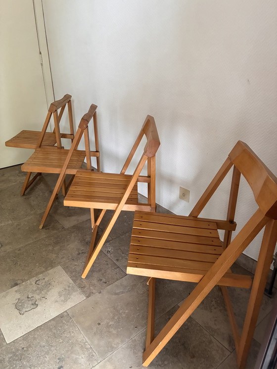 Image 1 of 4 chaises pliantes vintage style Aldo