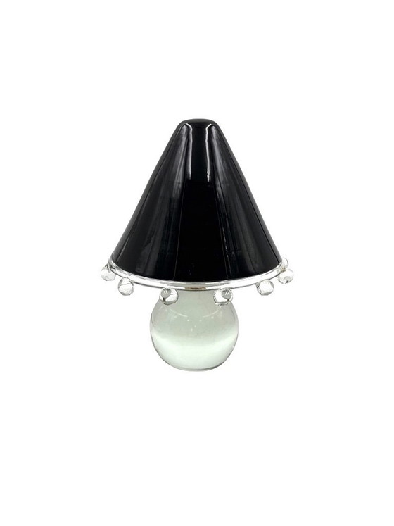 Image 1 of Lampada da tavolo in vetro di Murano, modello Budur, Roberto Pamio, Leucos, Italia, anni '70.