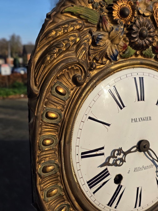 Reloj de pared Comtoise francés antiguo – Goute Française