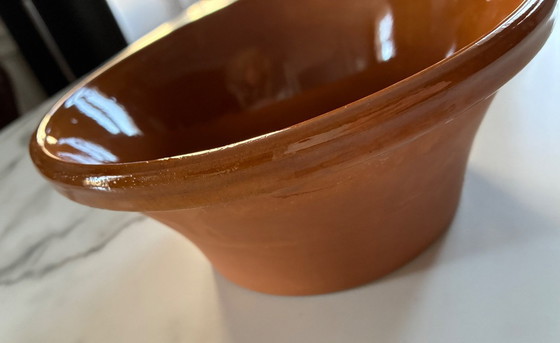Image 1 of Vintage terracotta casserole dish