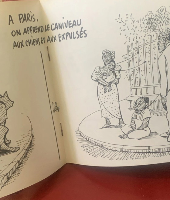 26/28 Dibujos inéditos Place de la Réunion, París XXe – Primavera 1990 – Wolinski - Slocombe (photo 11 of 15)