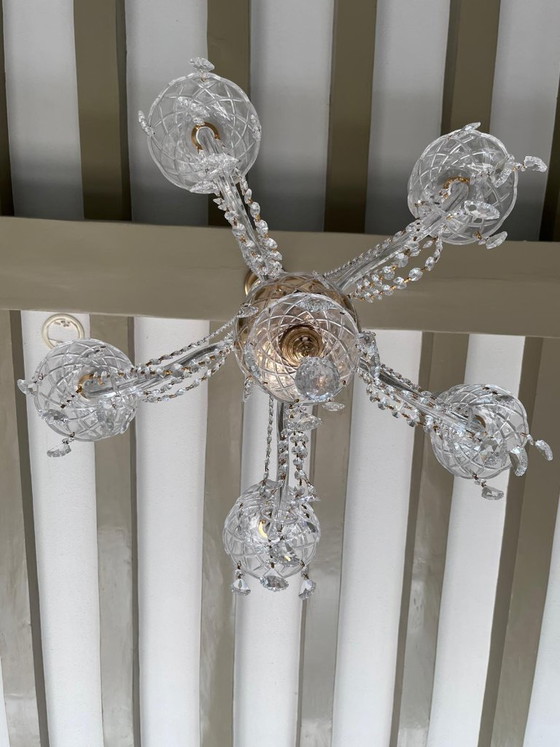 Kristall-Kronleuchter 5 Lampen – Crystal (photo 2 of 5)