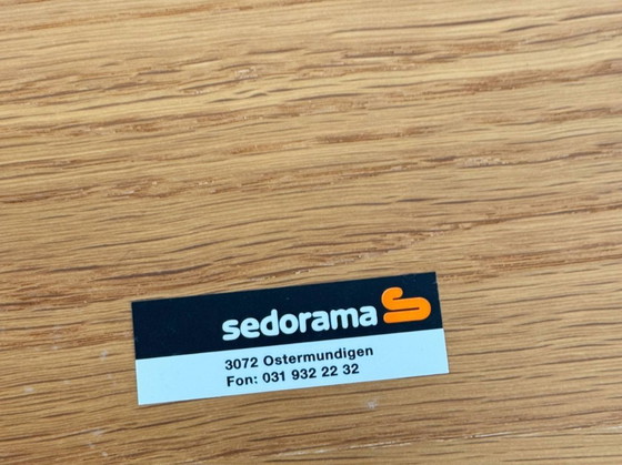 Image 1 of Tavolo con piano effetto rovere di Sedorama, Svizzera, anni '90