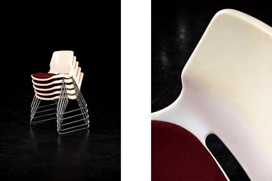 Image 1 of Mid-Century Modern Scandinavian Chairs by Svante Schöblom for Overman, 1970s, Set of 5