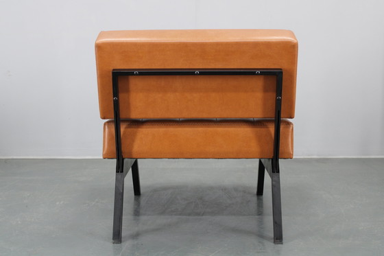 Image 1 of 1970er Brevetti IPE Satz von drei seltenen umwandelbaren Loungesesseln, Italien