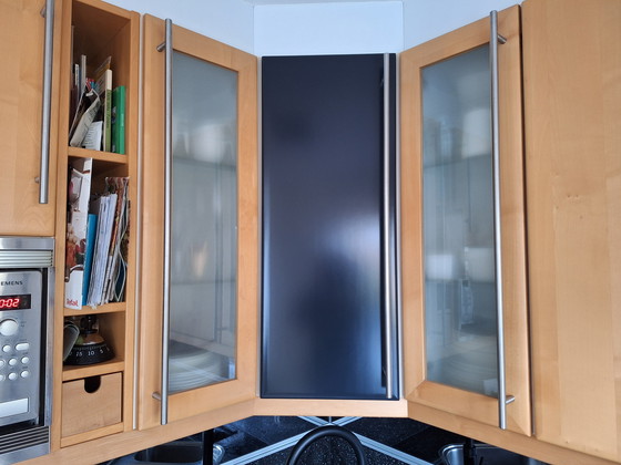 Image 1 of Eggersman corner kitchen with solid wood doors