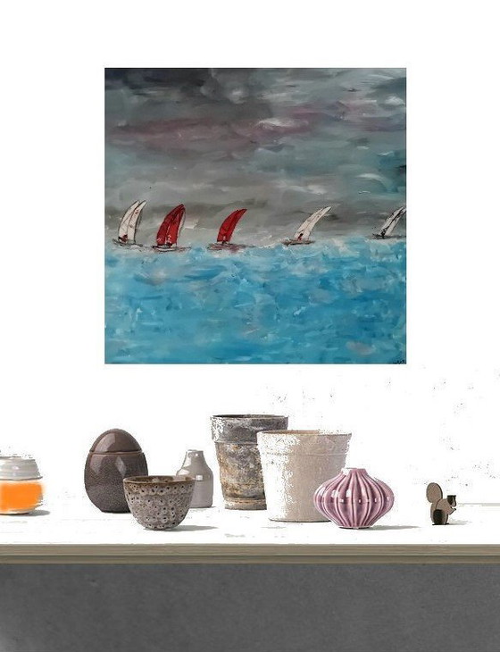 Image 1 of Pittura moderna a vela