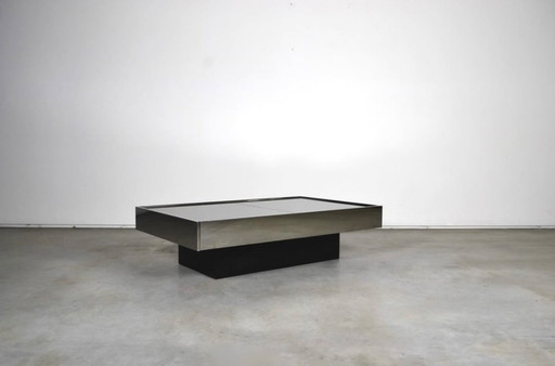 Tavolino da caffè con bar a scomparsa Willy Rizzo