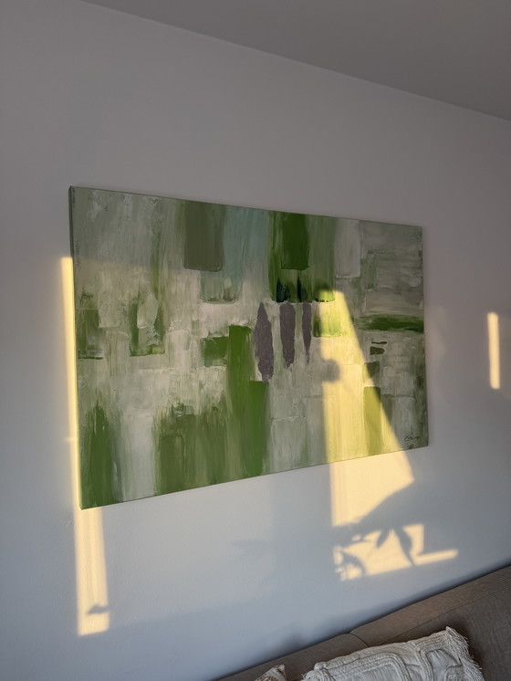 Image 1 of Abstract acrylic painting