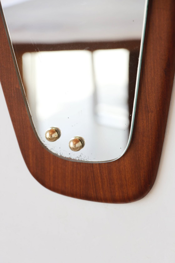 Image 1 of Teak mirror - Scandinave 28.03.25.04