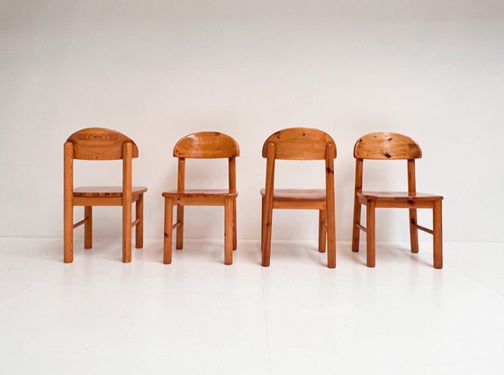 Image 1 of Set di 4 sedie da pranzo di Rainer Daumiller per Hirtshals Sawmill, anni '70