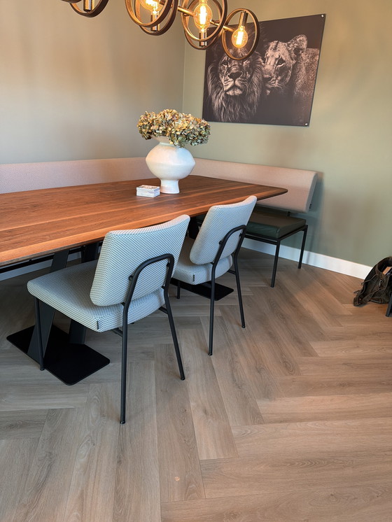 Image 1 of HARVINK Eetkamertafel en hoekbank