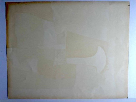 Image 1 of Litografia originale – Composizione astratta – Scuola francese del XX secolo