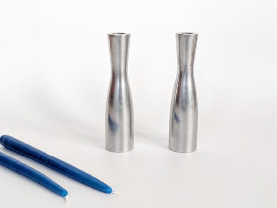 Image 1 of Set mit 2 IKEA GÖTA Kerzenhaltern | Skandinavisches Design der 1990er Jahre von Erika Pekkari