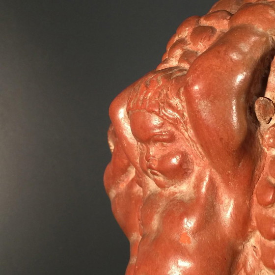 Joseph Witterwulghe, Sculptures Art Déco Abondance & Putti, 1925, Terre Cuite – Art Deco (photo 9 of 18)